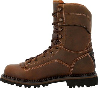 AMP LT Low Heel Logger Waterproof Work Boot Size 9(M)