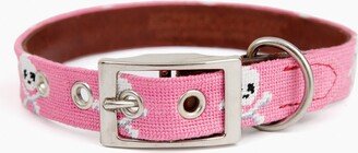 Jolly Roger Needlepoint Dog Collar