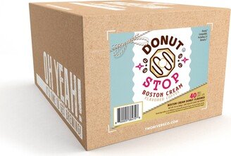 Donut Stop Flavored Coffee Pods, Compatible Keurig 2.0, Boston Cream Flavor,40 Ct