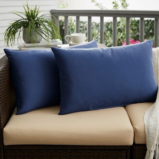 Humble and Haute Sloane Marine 13 x 20-inch Indoor/ Outdoor Knife Edge Pillow Set