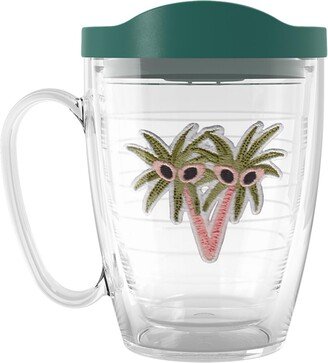 Tervis Bouffants and Broken Hearts Peeping Palm Parade Made in Usa Double Walled Insulated Tumbler Travel Cup Keeps Drinks Cold & Hot, 16oz Mug, Class