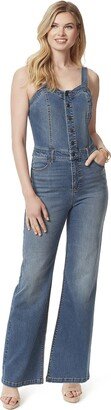 Womens Constance Sweetheart Denim Overall