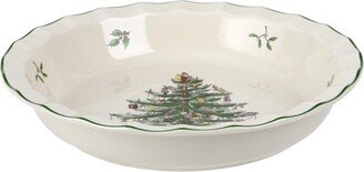 Christmas Tree 10 Inch Sculpted Pie Dish - 10 Inch