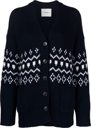 V-neck cashmere cardigan