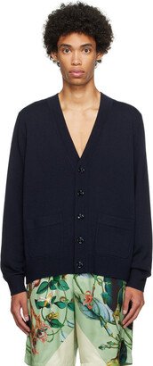 Navy Loose-Fit Cardigan