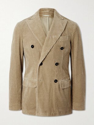 Monster Double-Breasted Cotton-Corduroy Blazer