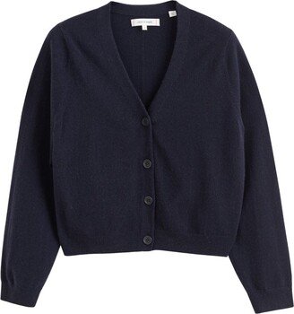 Wool-Cashmere Basics Cardigan-AA