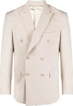 Family First Milano Light Beige Wool Blend Blazer