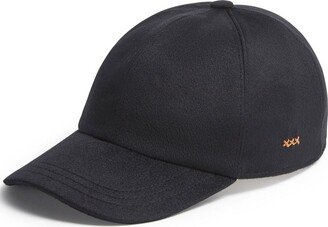 Logo-Embroidered Cashmere Cap