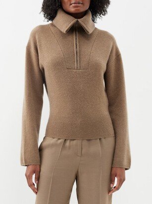 Half-zip Cashmere-blend Sweater