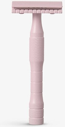 Well Kept Pink Single-blade Powder-coated Brass Safety Razor