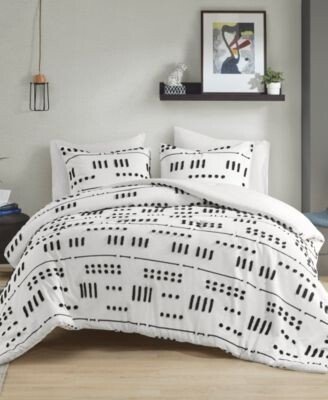 Riku Clip Jacquard Comforter Set