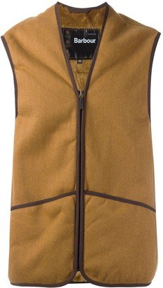 Bicolour Zipped Gilet