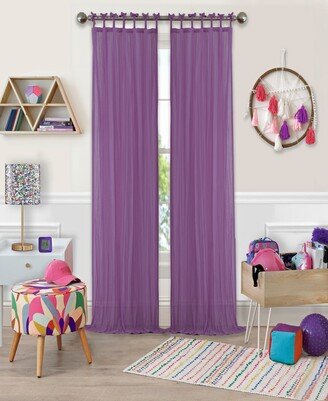 Greta 50 x 95 Crushed Sheer Curtain Panel