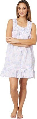 Sleeveless Chemise (Peri Ground/Pink Floral) Women's Pajama