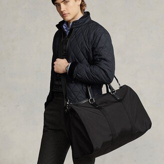 Leather-Trim Hybrid Garment Duffel