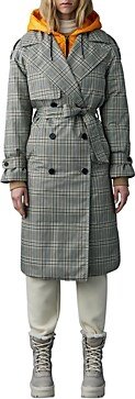 Maxine Mixed Media Trench Coat