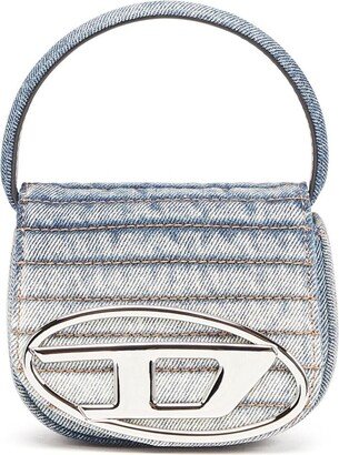 mini 1DR denim crossbody bag