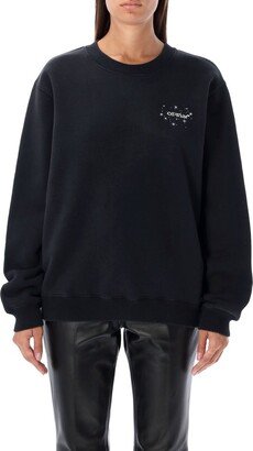 Logo Printed Crewneck Sweatshirt-AD