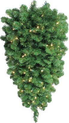 Northlight 36 Pre-Lit Pine Artificial Christmas Column Swag - Warm White Led Lights