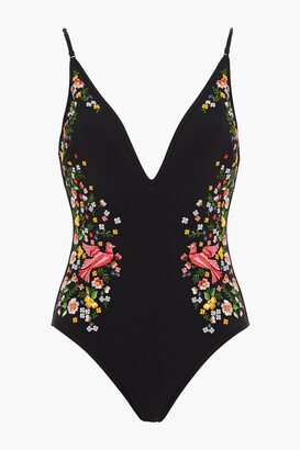 Carnaby embroidered swimsuit