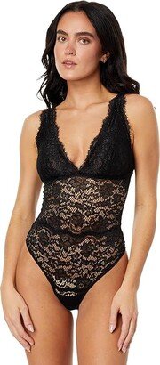 Pret A Porter Thong Back Bodysuit (Black) Women's Underwear