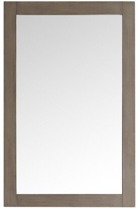 Greenwich 30 x 20 Rectangular Wood Framed Vanity Mirror