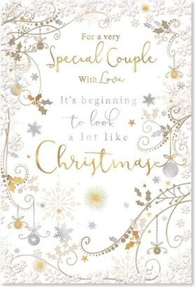 Simon Elvin Special Couple Contemporary Christmas Card (Pack of 6)