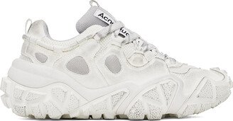 White Chunky Mesh Sneakers