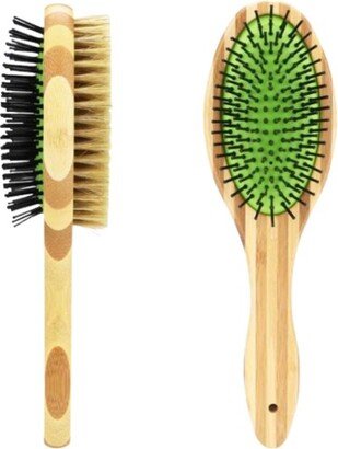 American Pet Supplies Dual Sided Dog Bamboo Grooming Brush