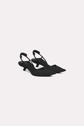 Kitten heels slingbacks