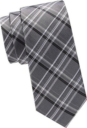 Saks Fifth Avenue Made in Italy Saks Fifth Avenue Men's Plaid Silk Tie