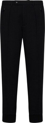 Belt-Looped Tapered Trousers