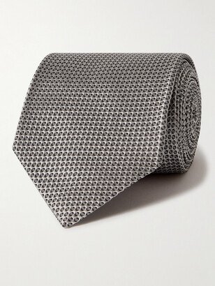 8cm Silk-Jacquard Tie-AE