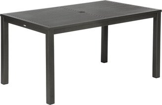 Aura Aluminum Rectangular Dining Table