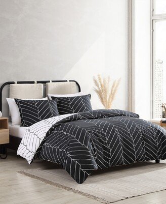 Ceres Cotton Reversible 2 Piece Comforter Set, Twin