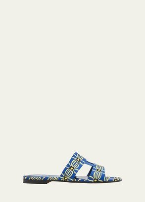 Chus Printed Flat Slide Sandals