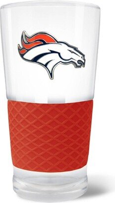 NFL Denver Broncos 22oz Pilsner Glass with Silicone Grip