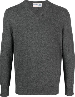 V-neck cashmere jumper-AN