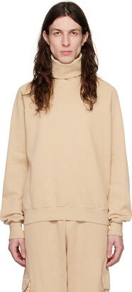 Beige Raglan Turtleneck