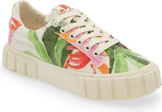 Tropical Party Canvas Platform Sneaker