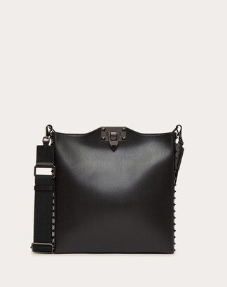 ROCKSTUD GRAINY CALFSKIN CROSSBODY BAG