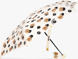 Folding Umbrella With Logo Unisex - Cream-AB