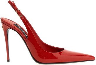 Pointed Toe Slingback Pumps-BN