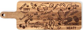 Charcuterie Board, Engraved Board With Labels