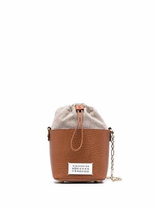 Logo Patch Bucket Bag