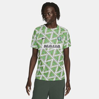 Nigeria Men's Dri-FIT Pre-Match Soccer Top in Green