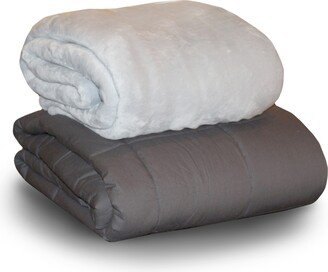 15lb Weighted Blanket with Removable Washable Cover