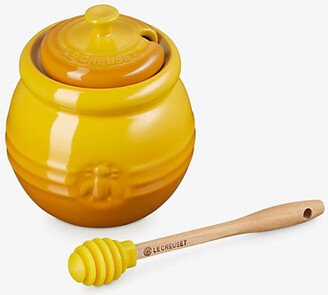 Nectar Stoneware Honey pot and Dipper 12cm