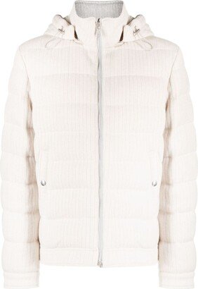 Wool-Cashmere Puffer Jacket